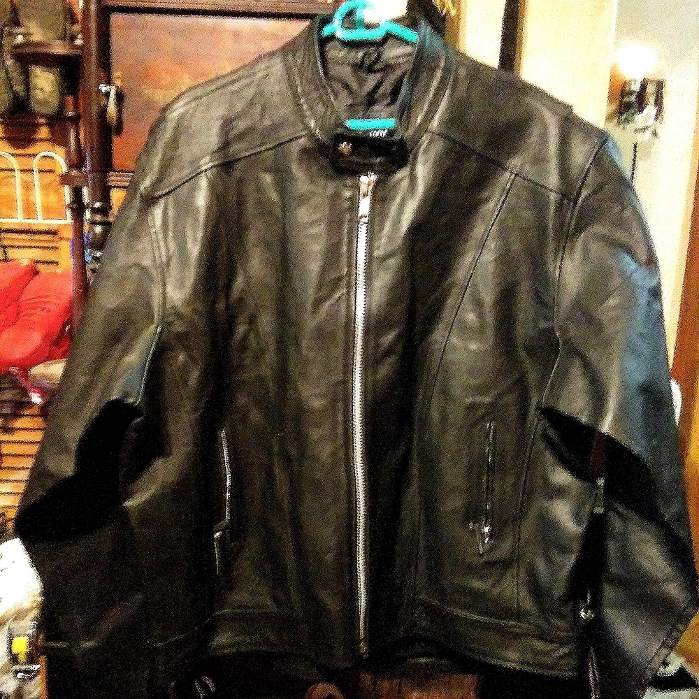 Mens leather jacket